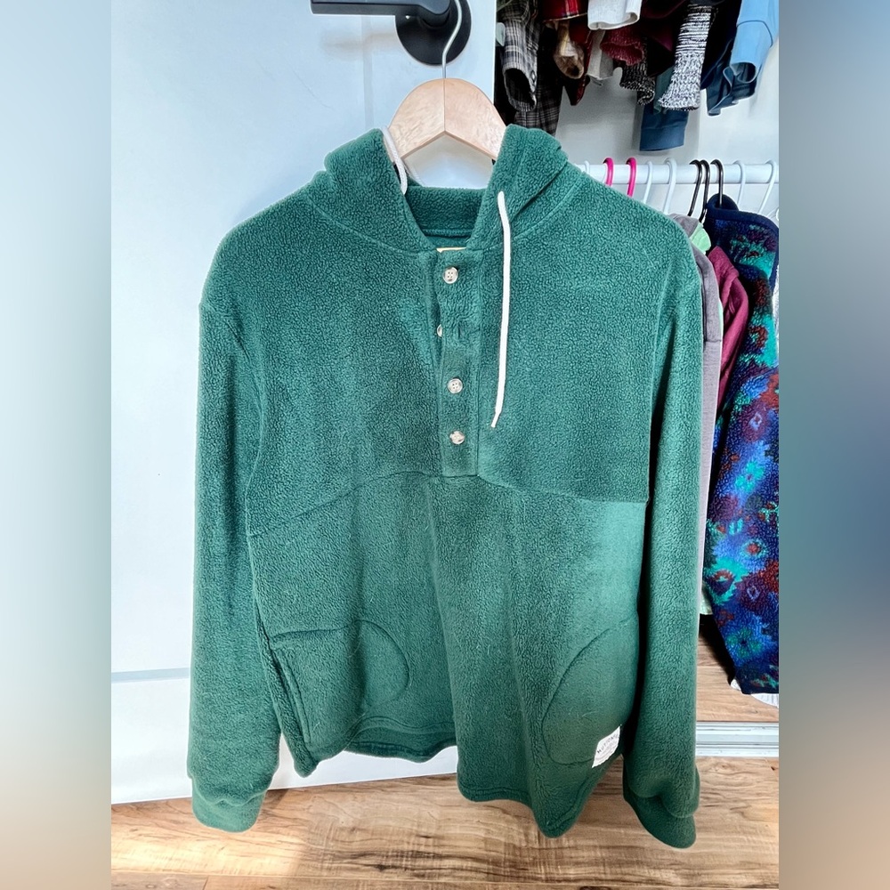 Green Muttonhead Fleece Pullover Hoodie